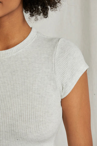T54 Monica Sweater Rib Baby Tee