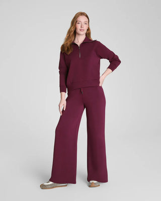 Air Essentials Wide Leg Pant Plum Berry