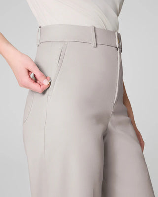 Cropped Wide Leg Pant - Bone
