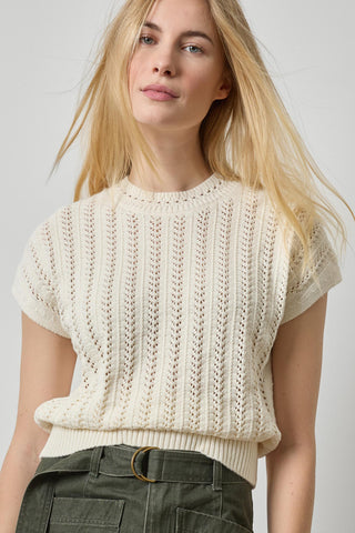 Novelty Stitch Wedge Sweater