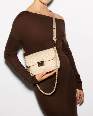 Small Crosby Lock Crossbody - Buff