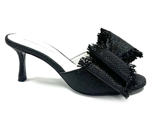 Kyra Black Raffia