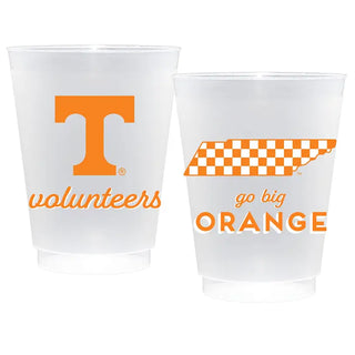 Tennessee Volunteers Ncaa Frost Flex Plastic Cup (Set of 10)