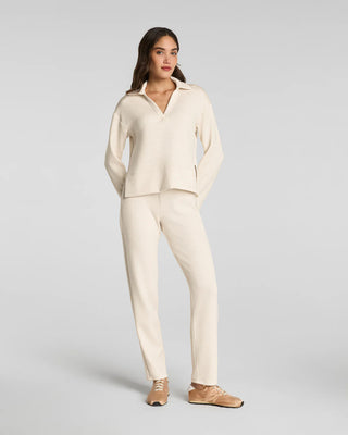 Spanx AirEssentials Long Sleeve Polo Top