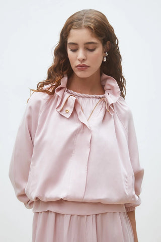 Dorian Short Satin Jacket