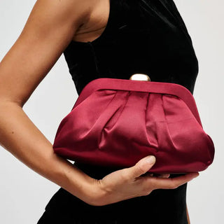 Winter Clutch - Burgundy