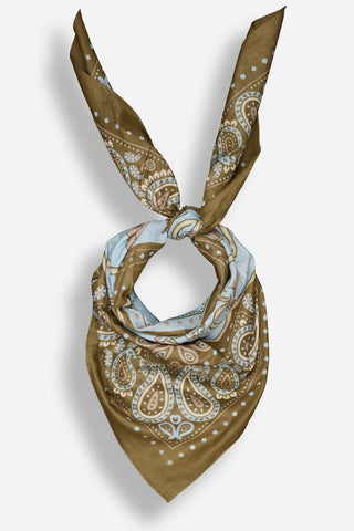 Scarf - Rodeo Olive Cotton