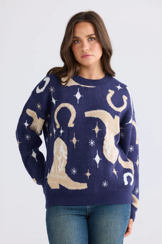 Lucky Boots Knit