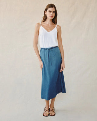 Bias Skirt W/Tie