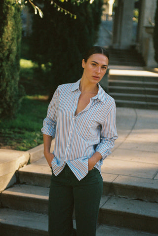 Galina - Campus Blue Stripe