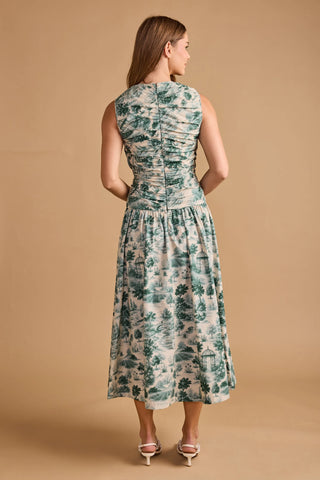 Agatha Dress - French Toile