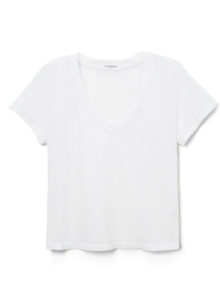 T69 Hendrix Cotton Boxy V Neck Tee