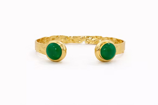Misty Cuff - Green Chrysoprase
