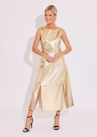 Selene Dress - Gold