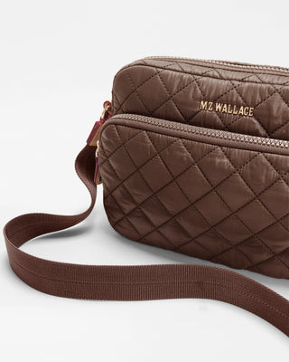 Walnut Small Metro Camera Crossbody
