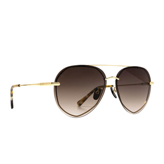 LENOX - GOLD + SEA TORTOISE TIPS + BROWN GRADIENT