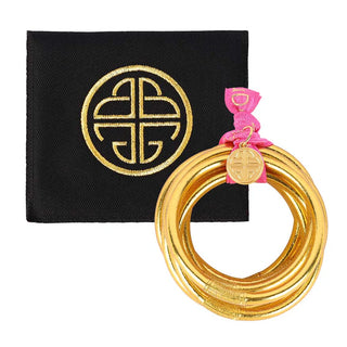 Gold All Weather Bangles® (Set of 6) - Serenity Prayer