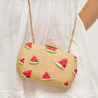 Pebbles Evening Bag - Watermelon