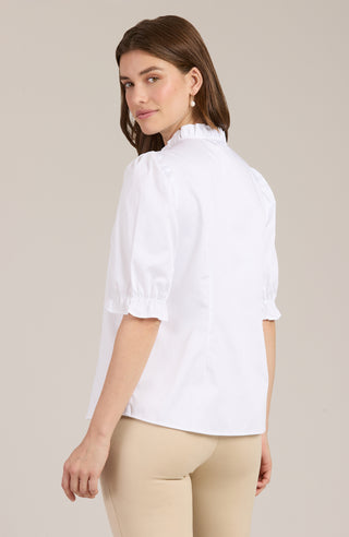 Gwen Cotton Ruffle 3/4 Sleeve
