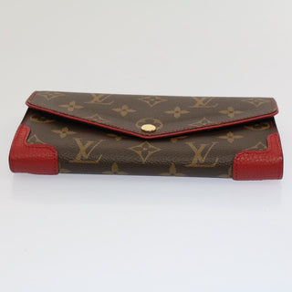 Louis Vuitton Monogram Retiro Portefeuille Sarah Long Wallet M 61184 Auth