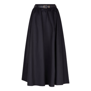 Skirt Long Poplin Pockets