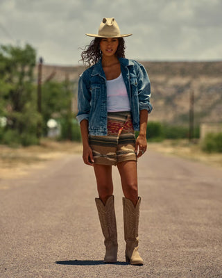 The Abby - Driftwood Suede