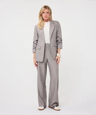 Blazer 3/4 Slveeve Herringbone