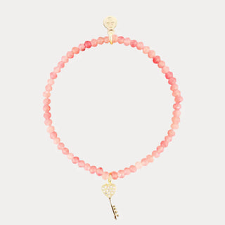 Rose Key Charm Luna Bracelet
