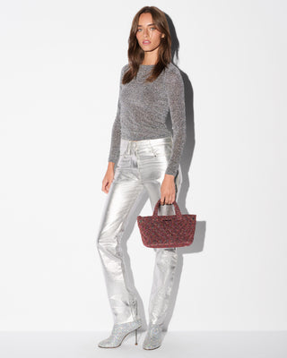 Fire Opal Shimmer Mini Metro City Tote