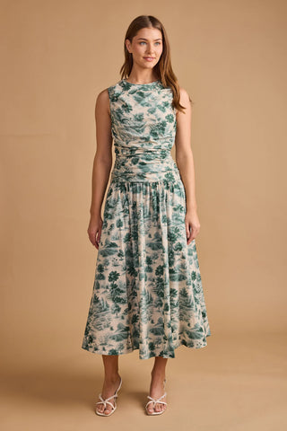 Agatha Dress - French Toile