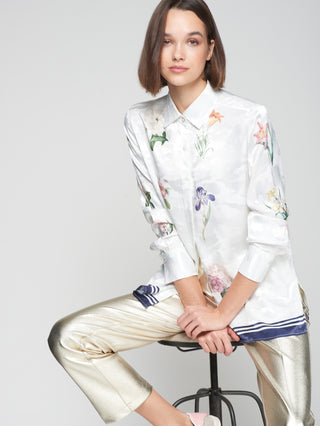 SHIRT MARIELA RETIRO JACQUARD PRINT