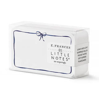 Navy Bow Little Notes