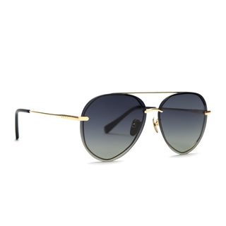 LENOX - GOLD, BLACK + GREY GRADIENT POLARIZED