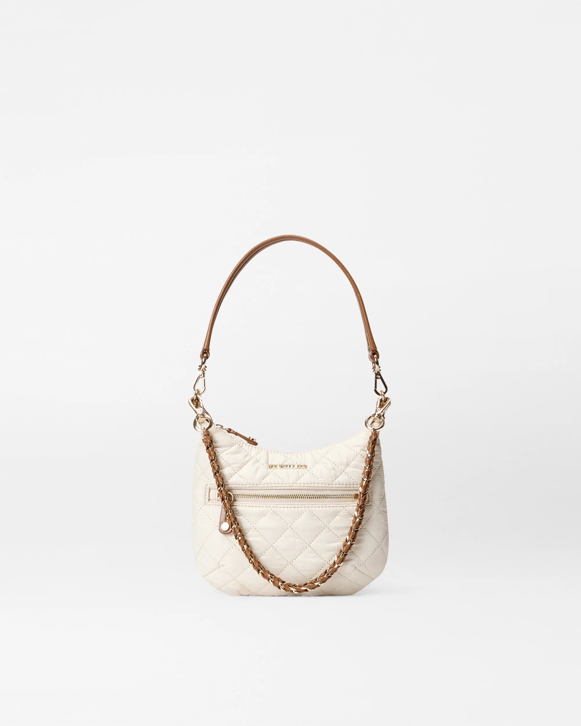 Sandshell with Brown Mini Crosby Sienna Crossbody – Monkee's of