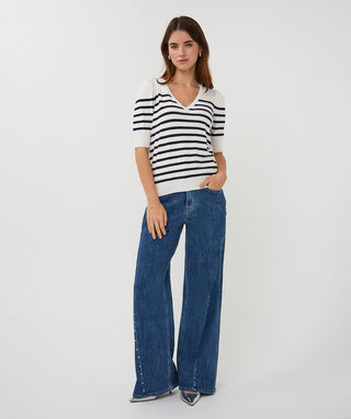 Stripe Knit Sweater