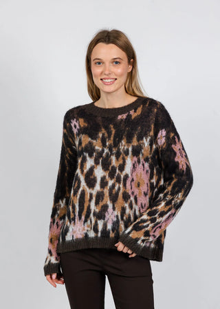 ElliottLaurenAnimalBrushedJacquardSweater-BrownMulti.webp