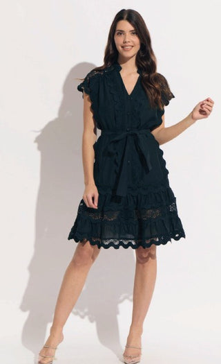 Vertical Wiggle Short Dress