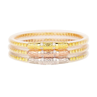 Three Queens All Weather Bangles® (AWB®) - Yellow Rose