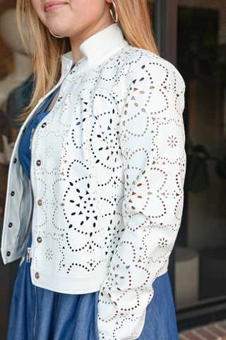 Cut it Out Vegan Jacket Laser Cut