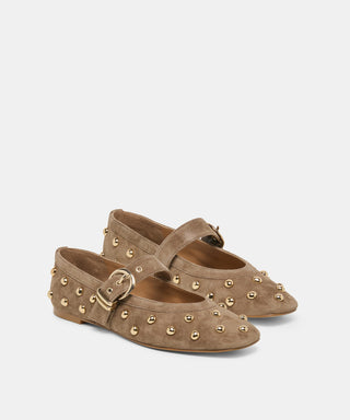Mikel Stud Ballet Flat