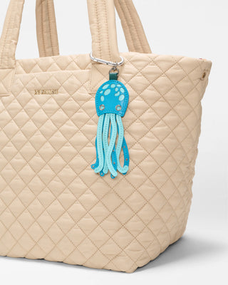 Multi Leather Octopus Charm