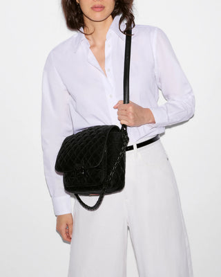 Medium Crosby Lock Crossbody II - Velvet Finish