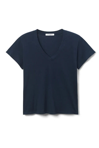 T69 Hendrix Cotton Boxy V Neck Tee