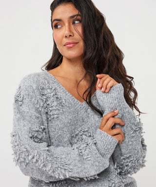 Sweater 3d Fringes