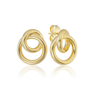 Sardegna Studs - Shiny 18K Gold Large