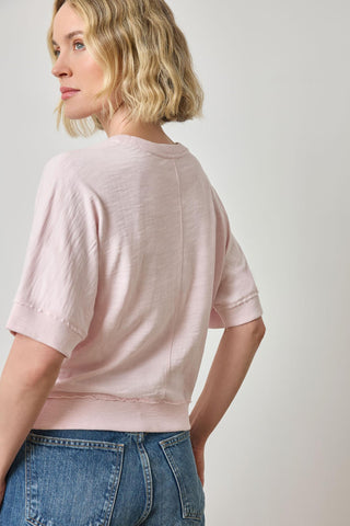 Rib Trim Short Sleeve