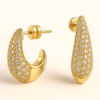 Diamond Teardrop Earrings