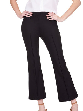Front Seaming Ponte Bell Leg Ankle Pant