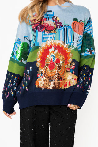 Multi Thanksgiving Parade Sweater