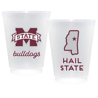 Mississippi State Ncaa Frost Flex Plastic Cups (Set of 10)